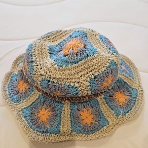 Straw woven sun hat